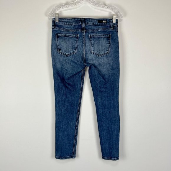 Kut from the Kloth Womens Petite Catherine Boyfriend Jeans Distressed size 0P - Picture 4 of 11